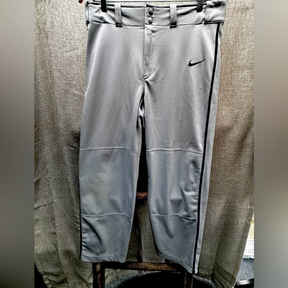 Nike Men's DRI-FIT Gray Baseball Pants SZ M